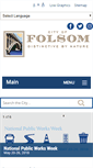 Mobile Screenshot of ci.folsom.ca.us